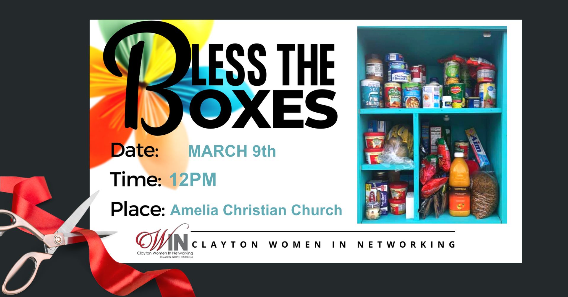 Bless the Boxes - Amelia Church Ribbon Cutting