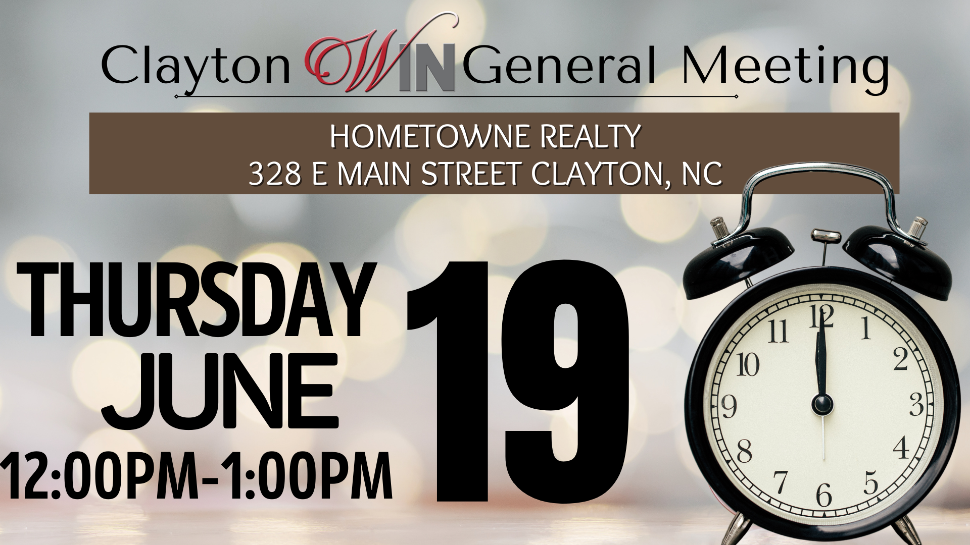 June General Meeting