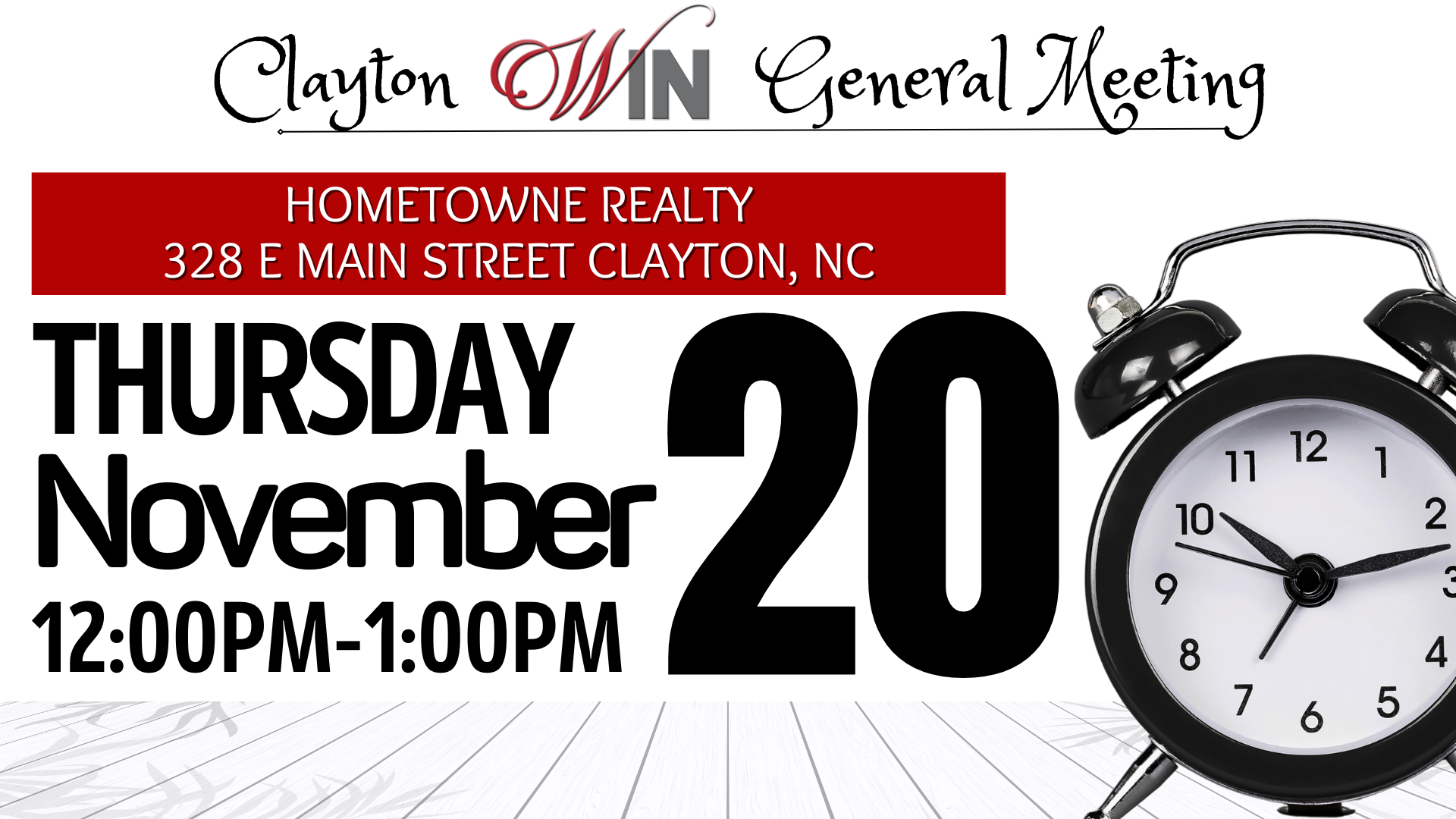 November General Meeting