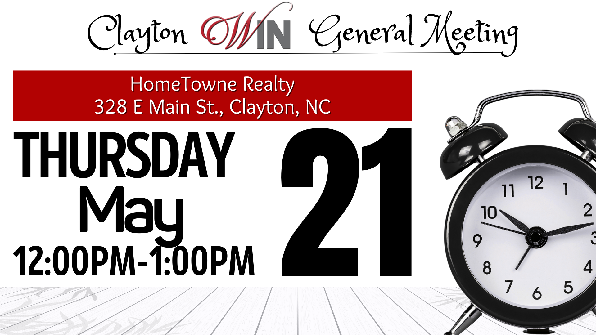 May General Meeting