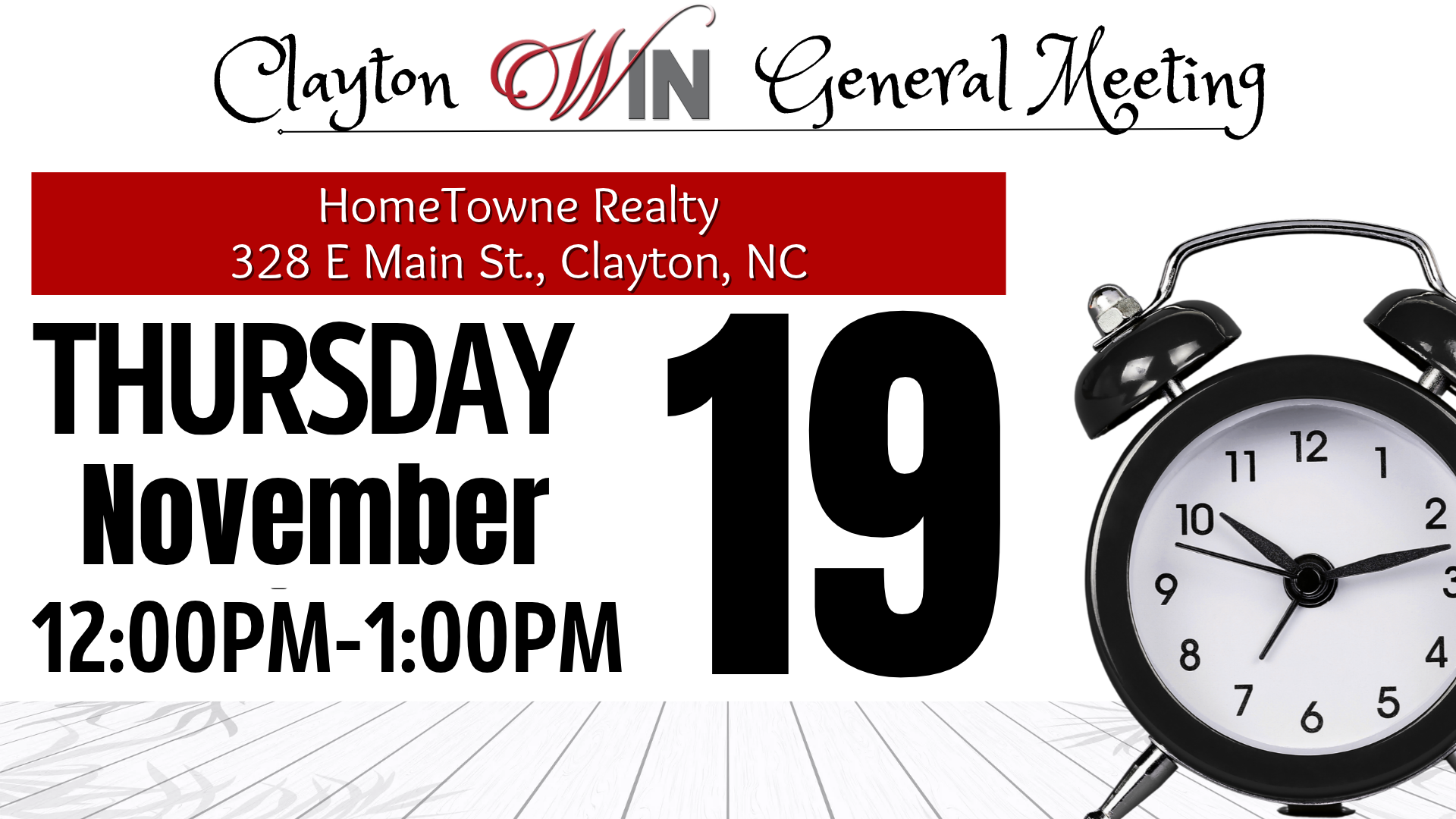 November General Meeting